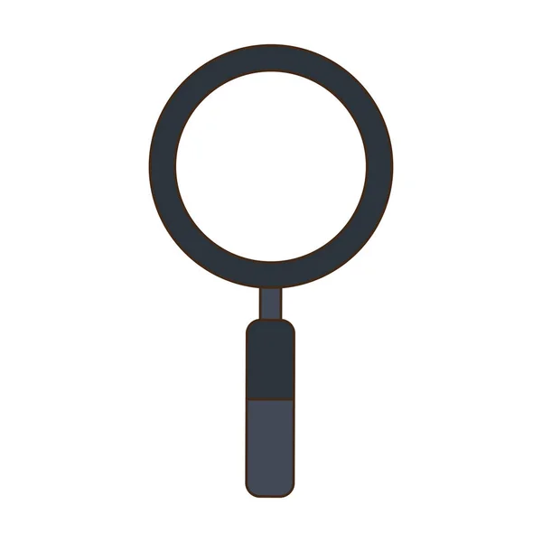 Magnifying glass symbol — Stock Vector