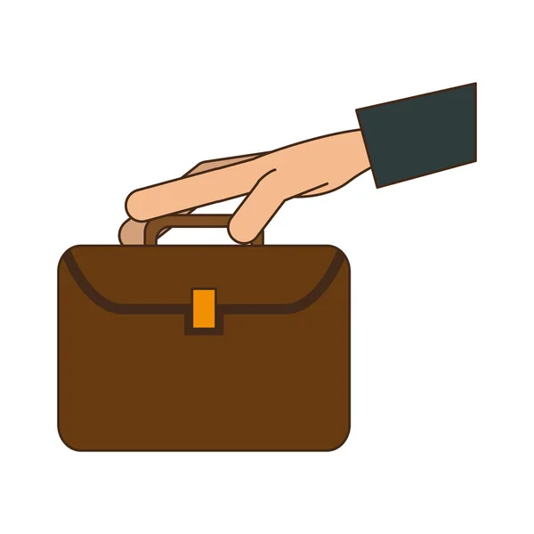 Business briefcase symbool — Stockvector