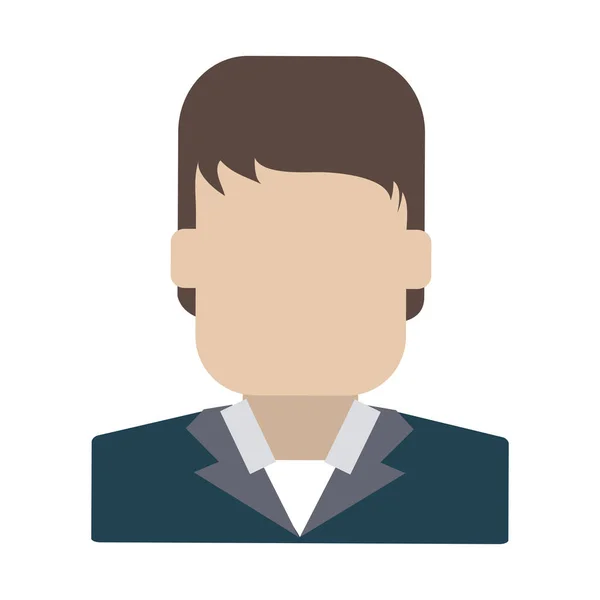 Profil d'avatar d'homme d'affaires — Image vectorielle