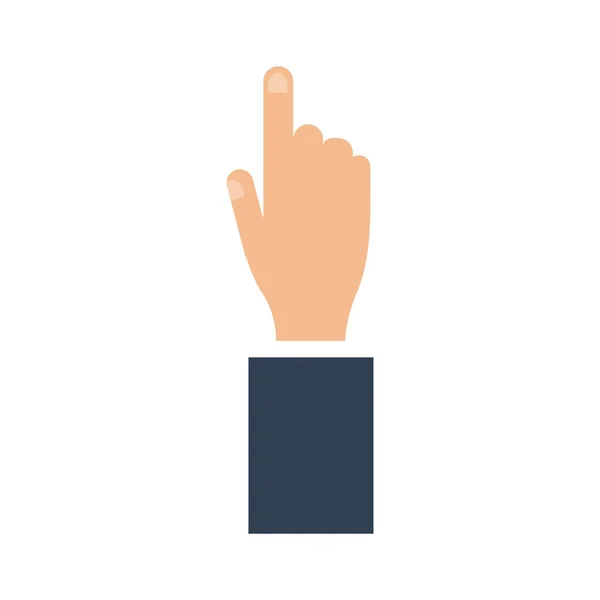 Hand som pekar uppåt — Stock vektor