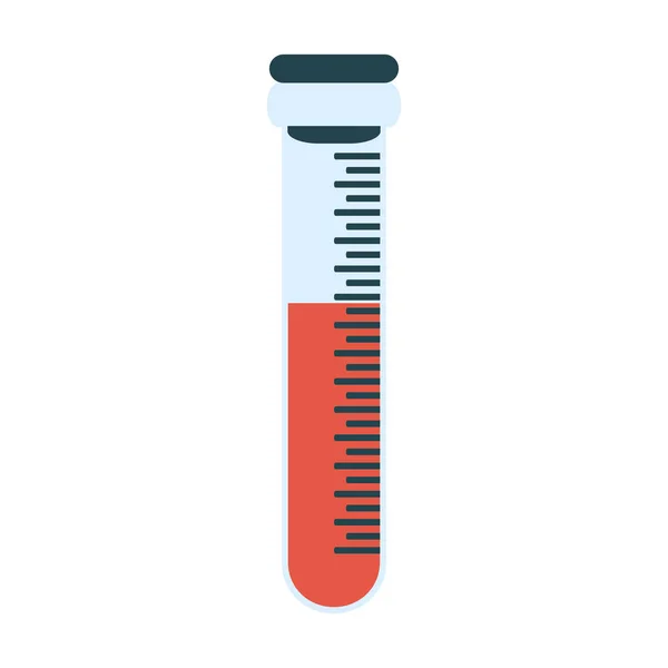 Tubo per analisi del sangue — Vettoriale Stock