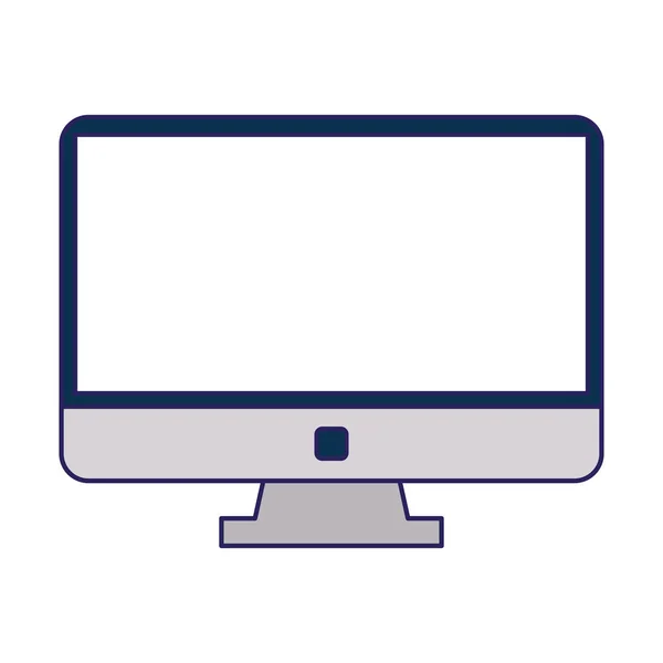 Blank computer screen — Stock Vector