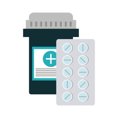 Tıp şişe ve uyuşturucu tablet