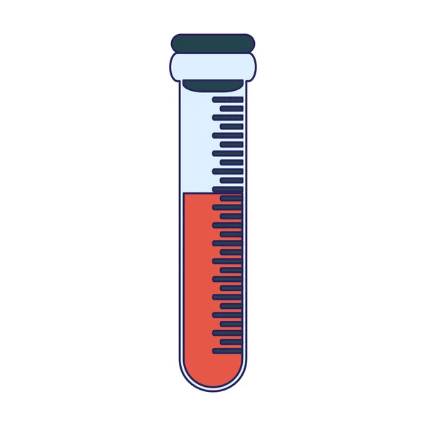 Tubo per analisi del sangue — Vettoriale Stock