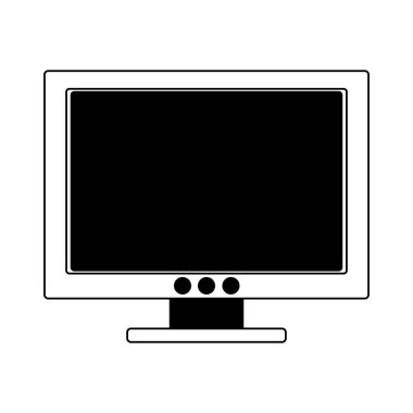 Siyah ve beyaz bilgisayar ekran teknolojisi