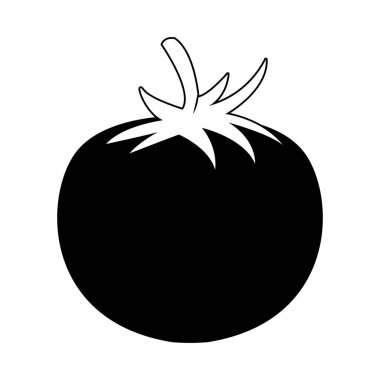 Domates taze sebze siyah beyaz