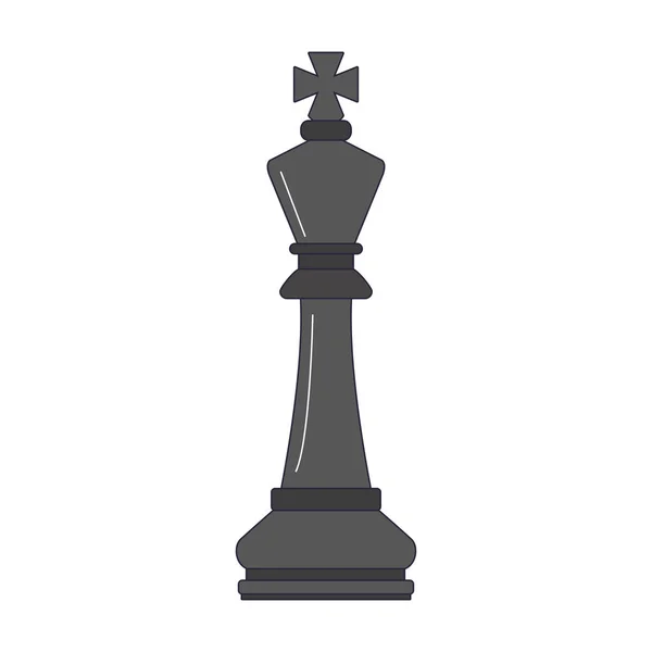 Pièce de jeu d'échecs — Image vectorielle