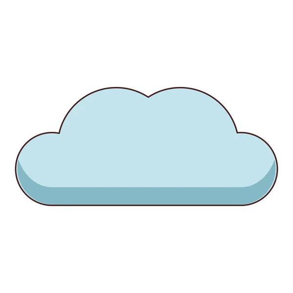 Symbol für Cloud Computing — Stockvektor