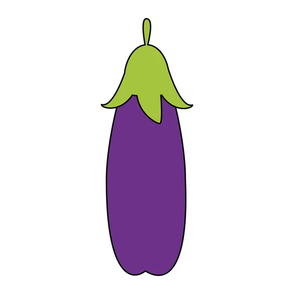 Aubergine légumes frais — Image vectorielle