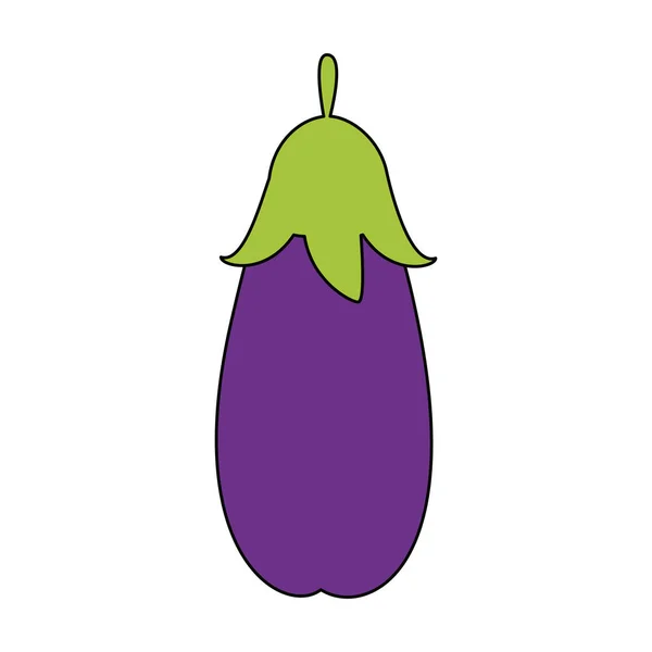 Aubergine légumes frais — Image vectorielle