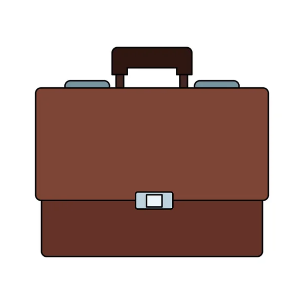 Business briefcase symbool — Stockvector