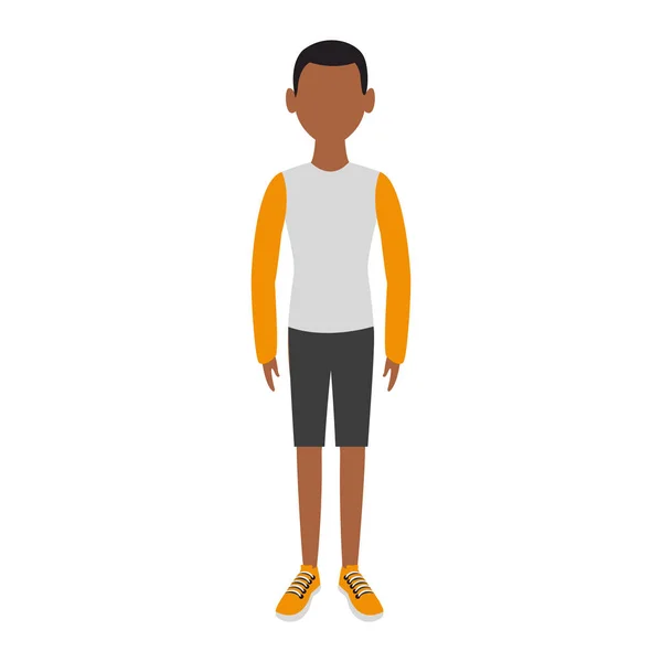 Mladý muž cartoon avatar — Stockový vektor