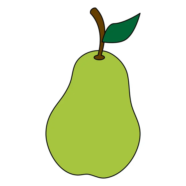 Päron frukt isolerade — Stock vektor