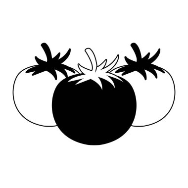Domates taze sebze siyah beyaz