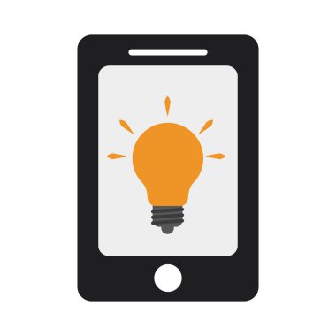 ampul ışık ile Smartphone