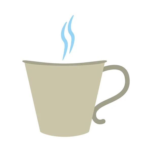 Filiżanka gorącej kawy — Wektor stockowy