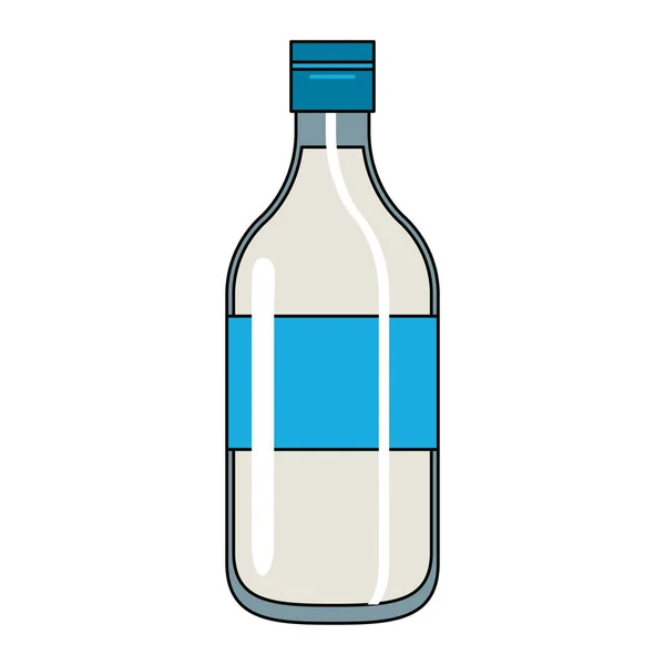 Izole süt şişesi — Stok Vektör
