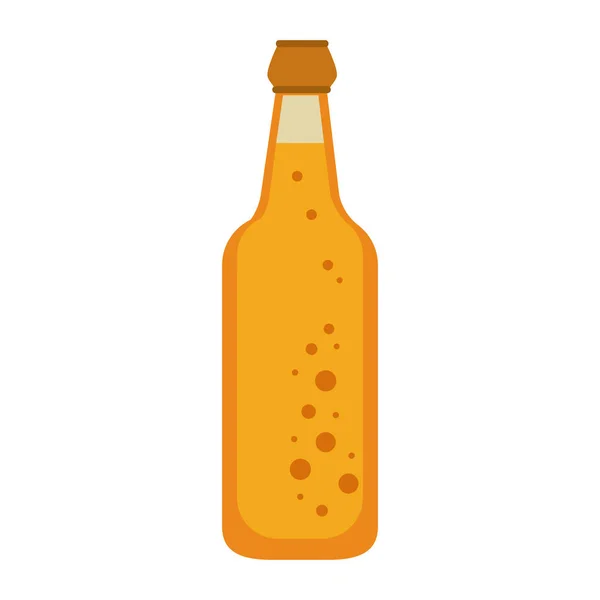 Скляну пляшку пива — стоковий вектор