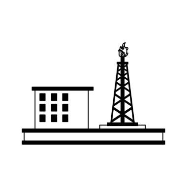 Siyah beyaz bitki Sanayi makineleri