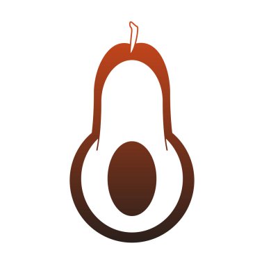 Avokado taze sebze kırmızı çizgiler