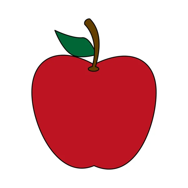 Elkülönített alma — Stock Vector