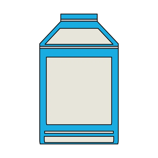 Milk box isolated — Stock Vector