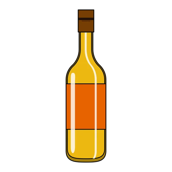 Izolovaná láhev pití — Stockový vektor