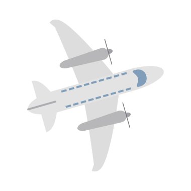 Uçak TOPVIEW çizgi film