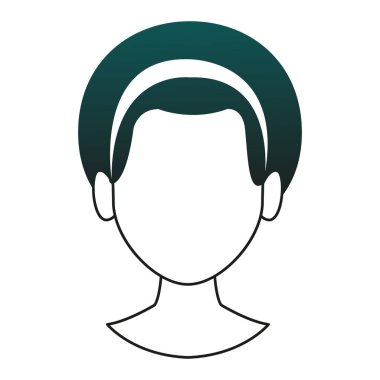 Kadın yüzü kafasına mavi çizgiler