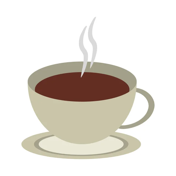Horký šálek kávy — Stockový vektor