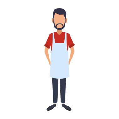 Barista adam çizgi film
