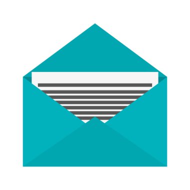 Zarf mektup sembolü ile açık