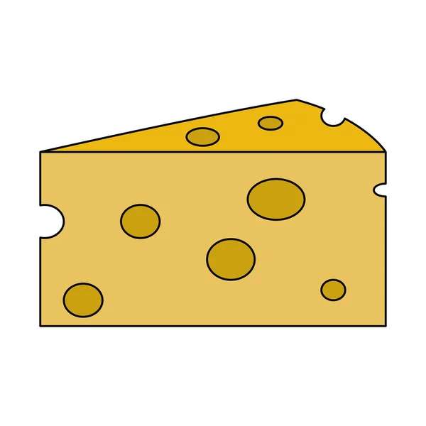 Alimentos lácteos con queso — Archivo Imágenes Vectoriales