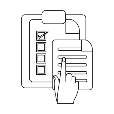 Görevler üzerinde siyah beyaz pano