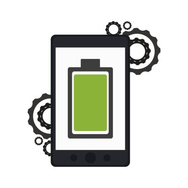 Smartphone tam dolu pil