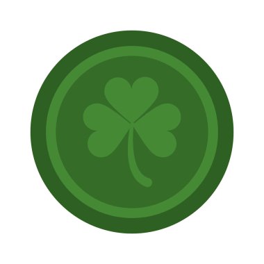 İrlandalı sikke izole