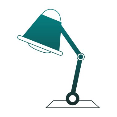 Resepsiyon ışık lamba mavi çizgiler