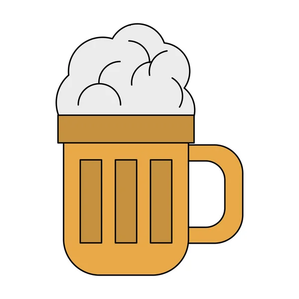 Кубок холодного пива — стоковий вектор