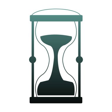 Kum saati antika simgesi mavi çizgiler