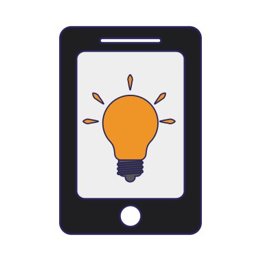 ampul ışık ile Smartphone