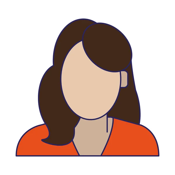 Perfil avatar mulher de negócios —  Vetores de Stock