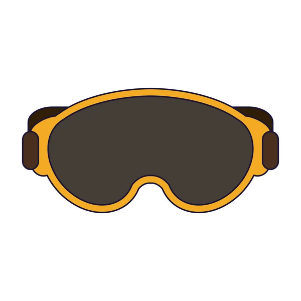 Vinterutrustning glasögon — Stock vektor