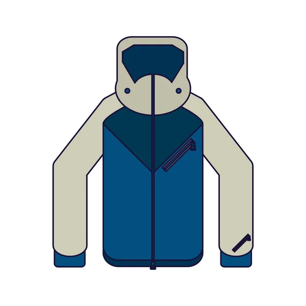 Chaqueta invierno ropa — Vector de stock