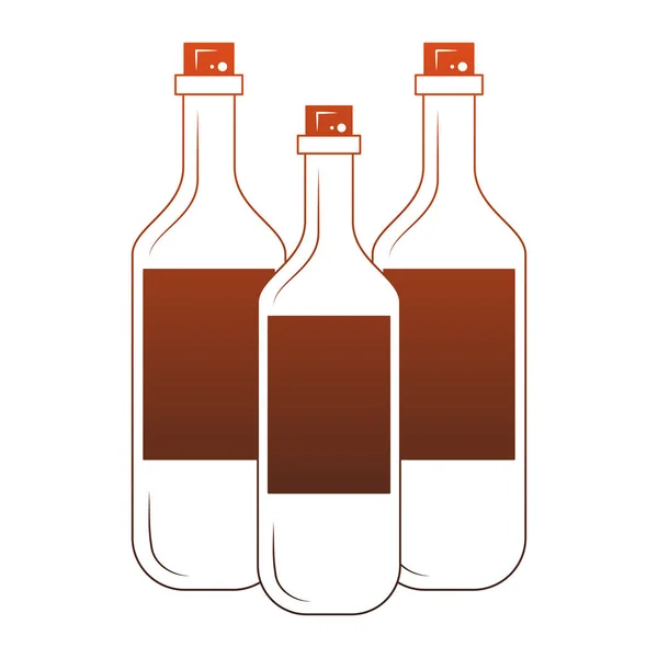 ワイン カップ シンボル赤い線 — ストックベクタ
