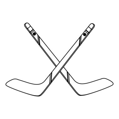 Siyah ve beyaz Hocket sopa geçti