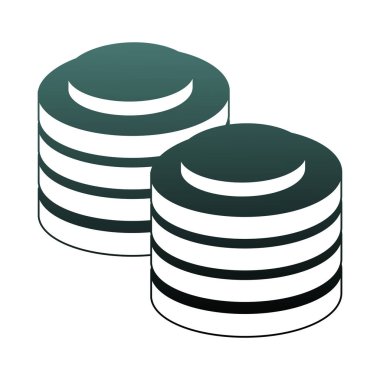 Disk Depolama veritabanı mavi çizgiler