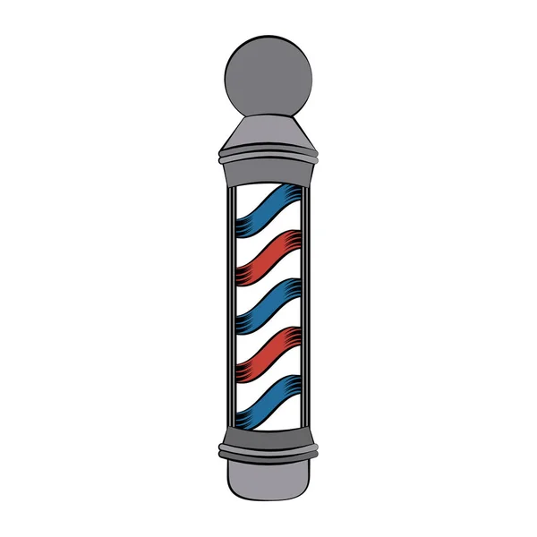 Barbería barra rayada signo — Vector de stock