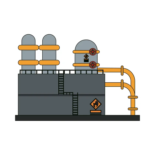 Plant industrie machines — Stockvector