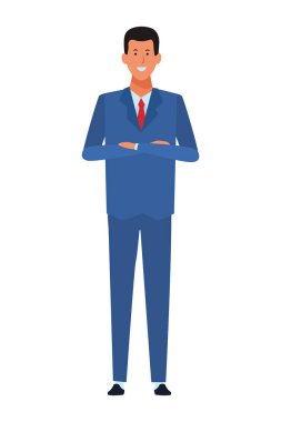 işadamı avatar çizgi film karakteri