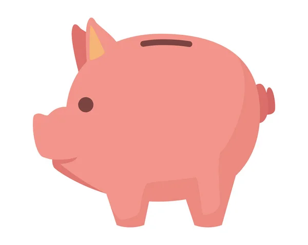 Piggy économie d'argent dessin animé — Image vectorielle